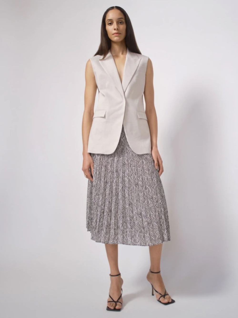 NWOT Judith & Charles Linen Blend Twill Vest Size 8